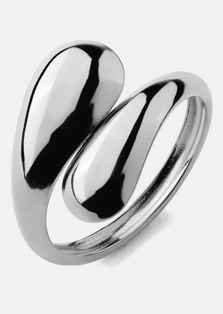 Ring Bold Drops - Silver Plated