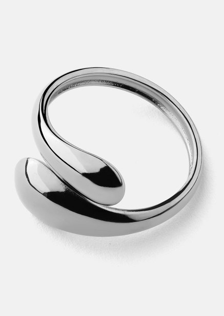 Ring Bold Drops - Silver Plated
