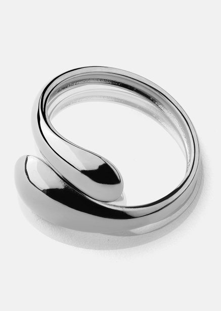 Ring Bold Drops - Silver Plated