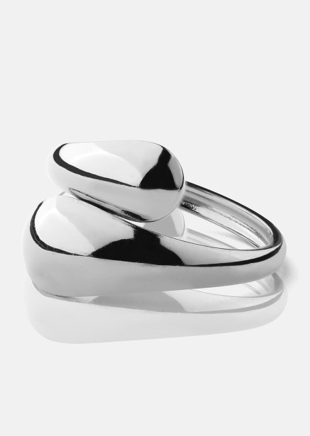 Ring Bold Drops - Silver Plated