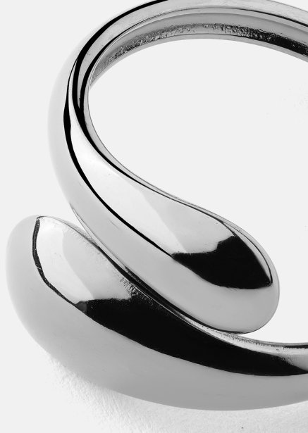 Ring Bold Drops - Silver Plated