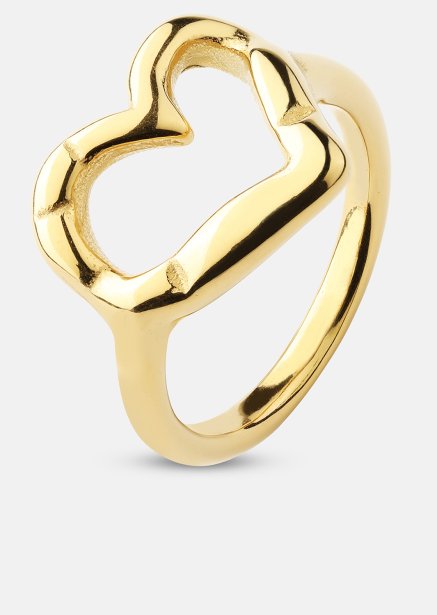Ring Heartbeat - 18k Gold Plated
