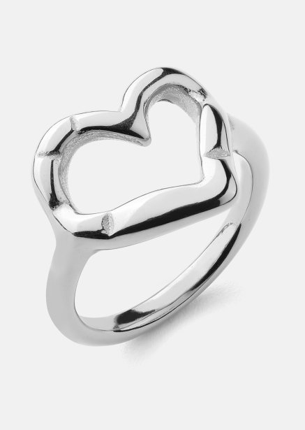Ring Heartbeat - Silver Plated