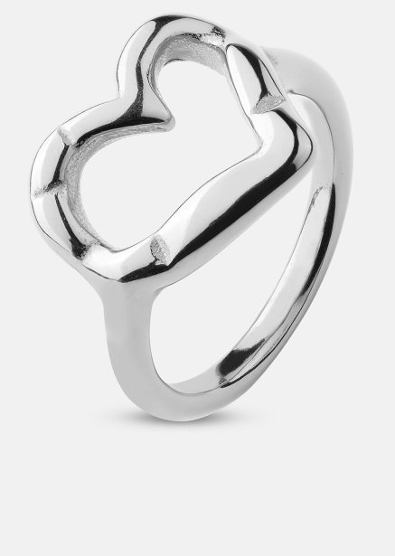Ring Heartbeat - Silver Plated