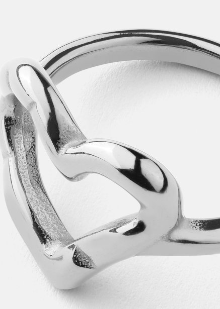 Ring Heartbeat - Silver Plated