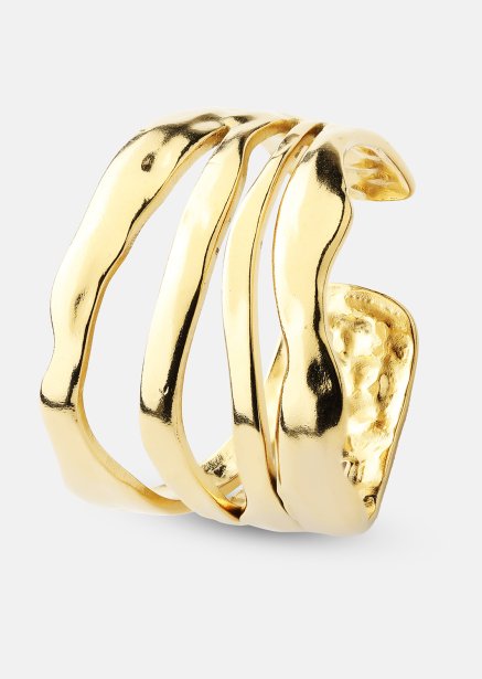 Ring Wave - 18k Gold Plated