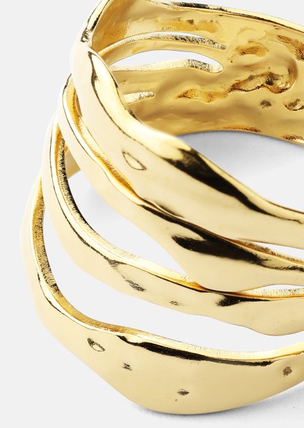 Ring Wave - 18k Gold Plated
