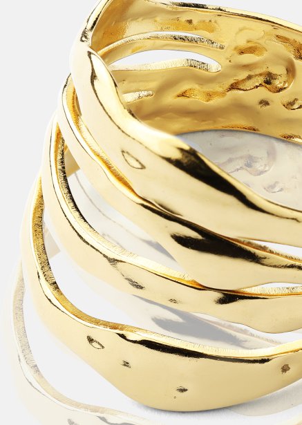 Ring Wave - 18k Gold Plated