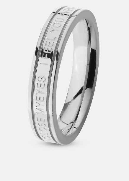 Ring Plain Link - Silver Plated