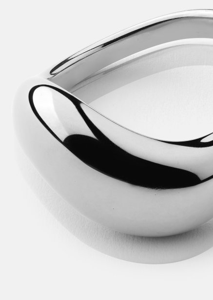 Ring Soft Curve - Silver Plated