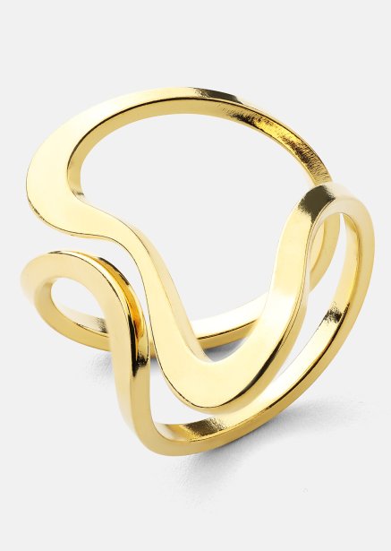 Ring Infinity Flow - 18k Gold Plated