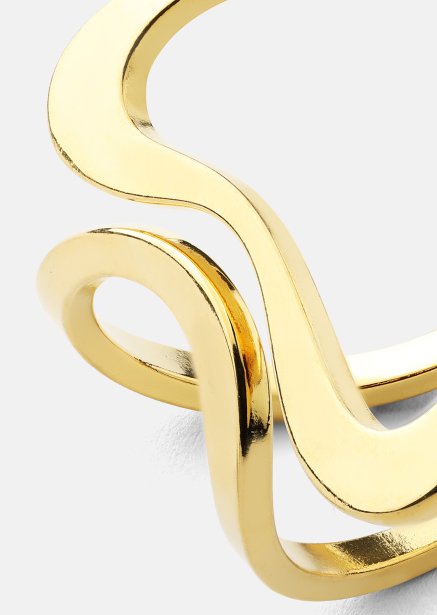 Ring Infinity Flow - 18k Gold Plated