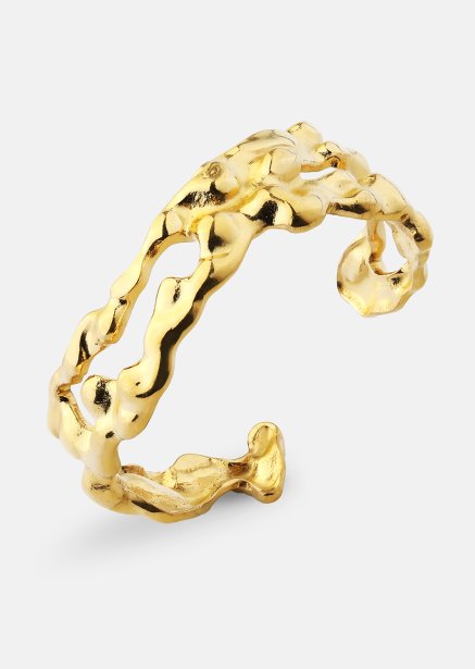Ring Molten Wave - 18k Gold Plated