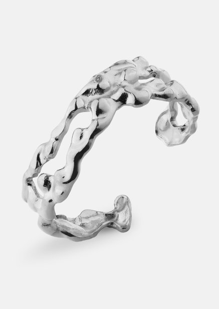 Ring Molten Wave - Silver Plated