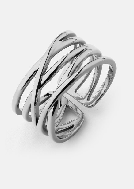 Ring Silver Maze - Silver Plated