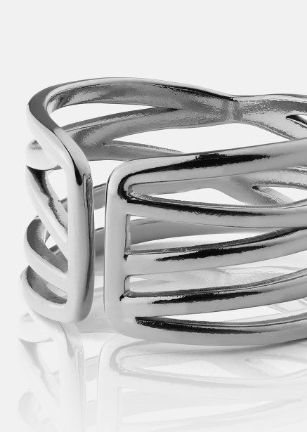 Ring Silver Maze - Silver Plated