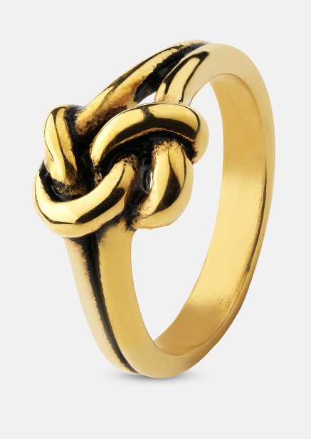 Ring Knot - 18k Gold Plated