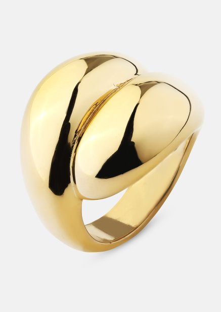 Ring Bold Flow - 18k Gold Plated