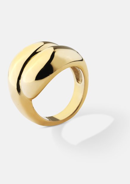 Ring Bold Flow - 18k Gold Plated