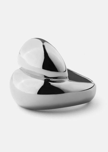 Ring Bold Flow - 18k Silver Plated