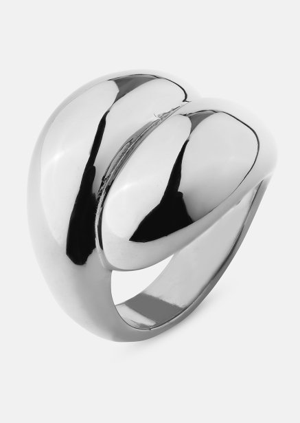 Ring Bold Flow - 18k Silver Plated