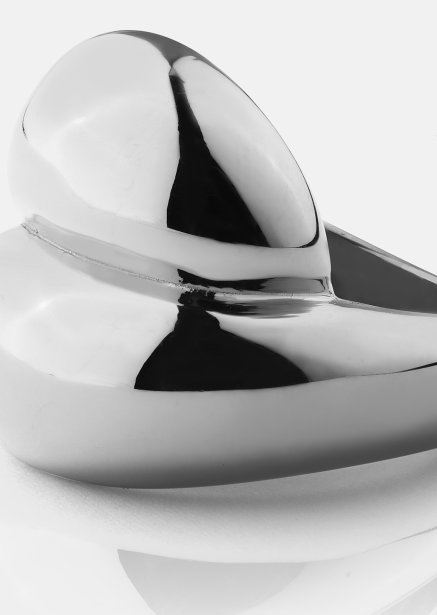Ring Bold Flow - 18k Silver Plated