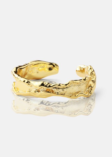 Ring Raw Texture - 18k Gold Plated
