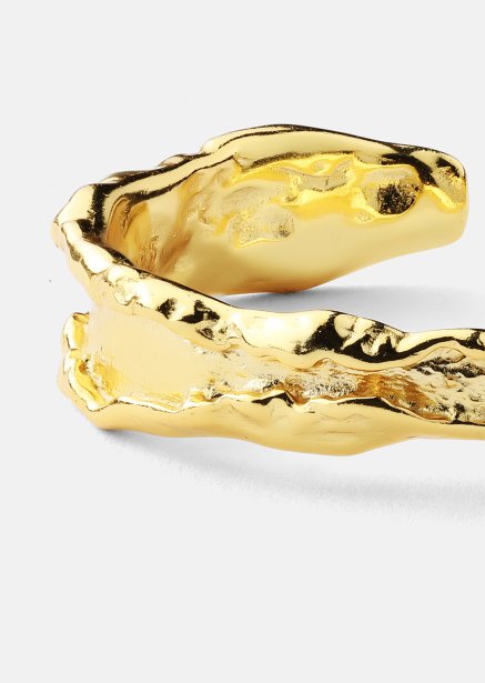 Ring Raw Texture - 18k Gold Plated