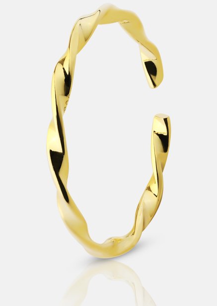 Ring Twist Whisper- 18k Gold Plated