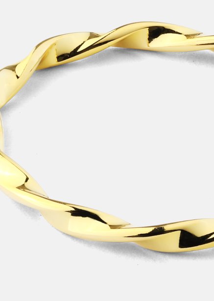 Ring Twist Whisper- 18k Gold Plated