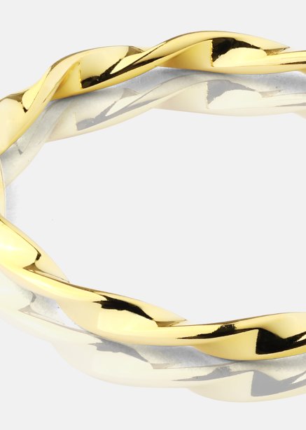 Ring Twist Whisper- 18k Gold Plated