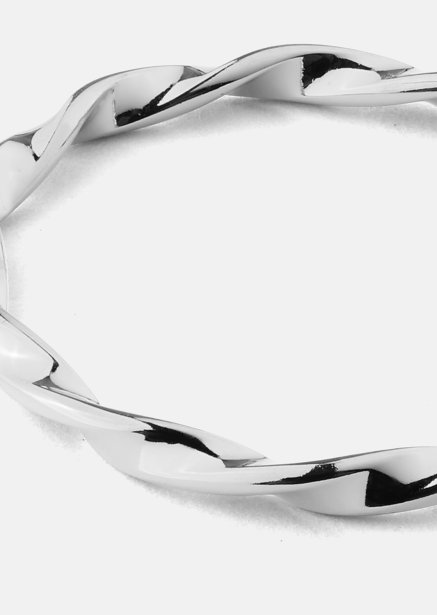 Ring Twist Whisper- Silver Plated