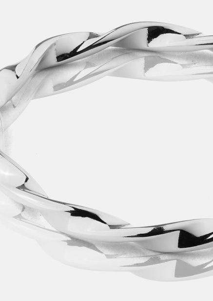 Ring Twist Whisper- Silver Plated