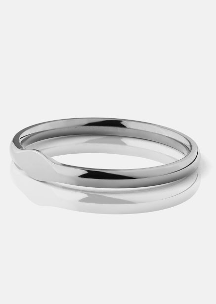 Initial Ring – Silver Plated