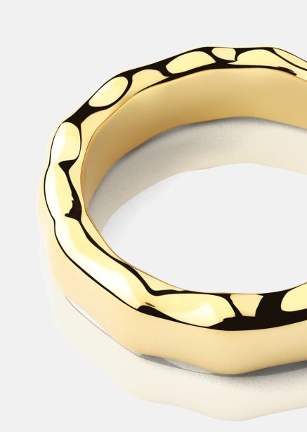 Ring Sculpted Flow - 18k Gold Plated