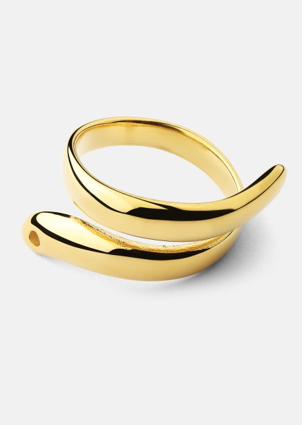 Ring Wave - 18k Gold Plated