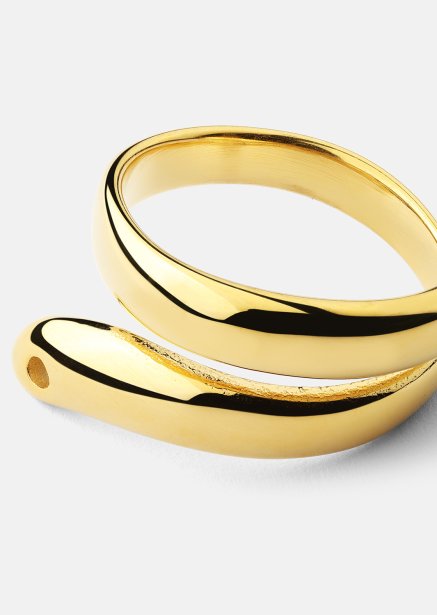 Ring Wave - 18k Gold Plated