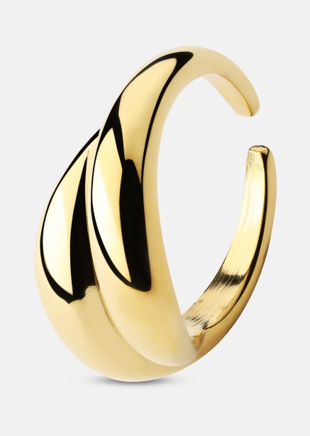 Ring Wave Bold - 18k Gold Plated