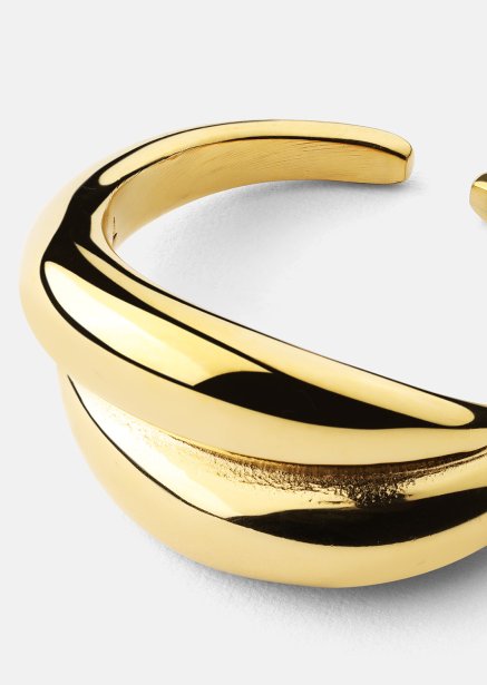 Ring Wave Bold - 18k Gold Plated