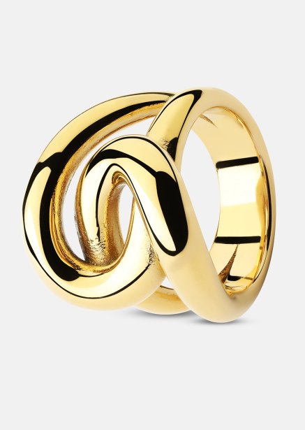 Ring Infinity Knot - 18k Gold Plated