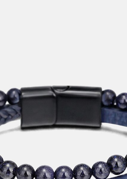Leather Bracelet Titan Briar