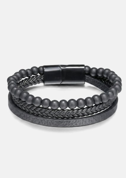 Leather Bracelet Raven Forge