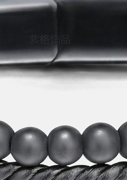 Leather Bracelet Raven Forge