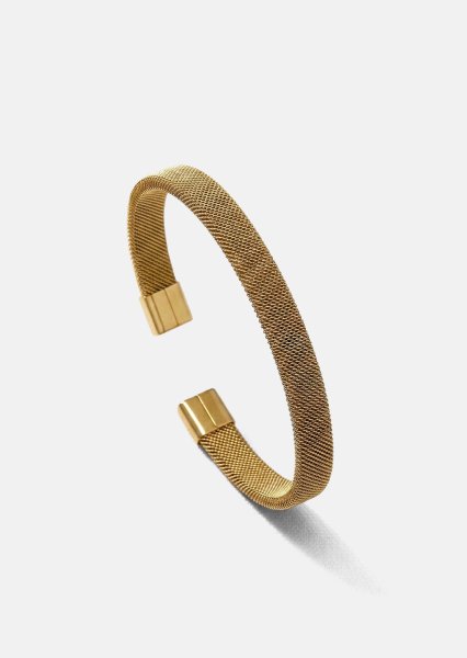 Bracelet Valor Mesh - 18k Gold Plated