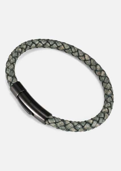 Leather Bracelet Talon Weave