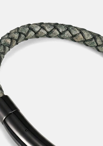 Leather Bracelet Talon Weave