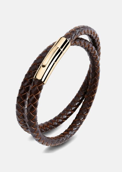 Leather Bracelet Virtue Weave
