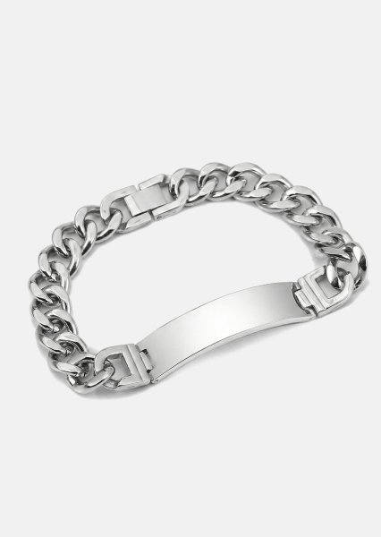 Bracelet Titan Shield - Silver Plated