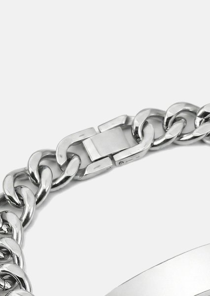 Bracelet Titan Shield - Silver Plated