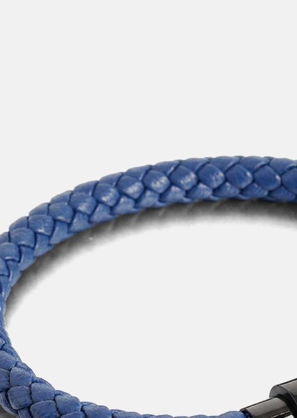 Leather Bracelet Noble Blue